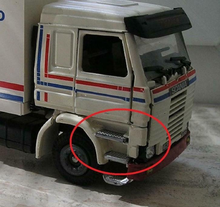 Originele Tekno treeplankjes Scania 142 {5x10 en 11,5 mm}, Hobby en Vrije tijd, Modelauto's | 1:50, Nieuw, Bus of Vrachtwagen