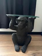 Bijzettafel aap zwart, Ophalen, Minder dan 55 cm, Rond, Zo goed als nieuw