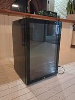 Professionele drankenkoelkast met raam zwart, Witgoed en Apparatuur, Koelkasten en IJskasten, Ophalen, Zonder vriesvak, 160 cm of meer