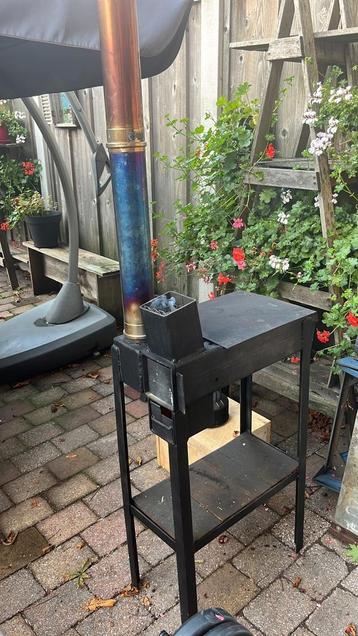 Rocketstove tuinkachel buiten outdoor pelletkachel beschikbaar voor biedingen