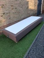 Boxspring onderstel 2 stuks., Ophalen, Gebruikt, Bruin, Tweepersoons