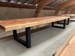 Suar xxl boomstamtafel, 100 tot 150 cm, ., Ophalen of Verzenden, Vijf personen of meer