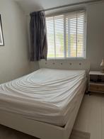 Twee persoonsbed met matras 140x200, Ophalen, Gebruikt, Wit, Tweepersoons