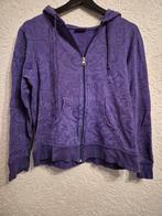 Paarse Hoodie met Rits, Ophalen, Paars, Maat 46/48 (XL) of groter, Xmail