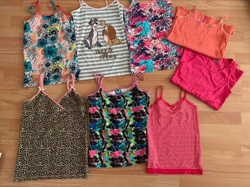 Setje hemdjes vingino/cleasens/muchachomaklo140/146 134, Kinderen en Baby's, Kinderkleding | Maat 134, Zo goed als nieuw, Meisje