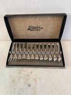 Vintage Gero Zilmeta Bestekset theelepel en vorkjes, Antiek en Kunst, Antiek | Bestek, Ophalen of Verzenden