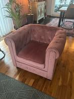 Chesterfield feautuil kleur rose, Ophalen, Zo goed als nieuw
