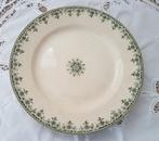 Antieke franse schaal, "A la Paquerette" Paris, terre de fer, Antiek en Kunst, Antiek | Servies los, Ophalen of Verzenden