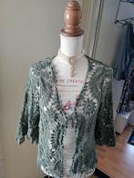 Groen Kanten Bolero Vestje Ibiza Stijl 38/42 incl.verz € 17, Maat 38/40 (M), Nieuw, Ophalen of Verzenden, Lange mouw