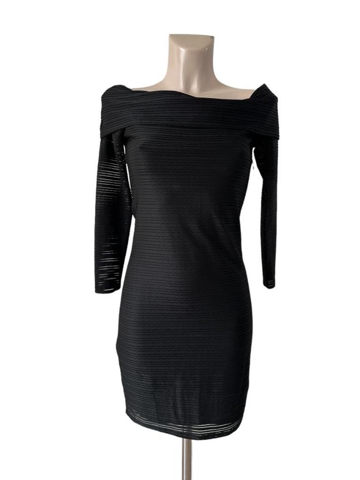 Reiss jurk S, Kleding | Dames, Jurken, Zo goed als nieuw, Maat 36 (S), Zwart, Onder de knie, Ophalen of Verzenden