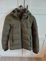 Nette legergroene jongens winterjas (Cars) maat 152, Ophalen, Zo goed als nieuw, Jongen, Jas