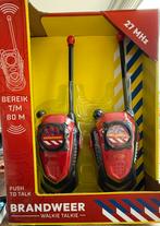 Brandweer walkie- talkie bereik t/m 80 meter 27 MHz, Telecommunicatie, Portofoons en Walkie-talkies, Ophalen of Verzenden, Nieuw