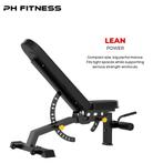 Verstelbare Trainingsbank – Incline & Decline Professioneel, Benen, PH Fitness, Nieuw, Ophalen of Verzenden