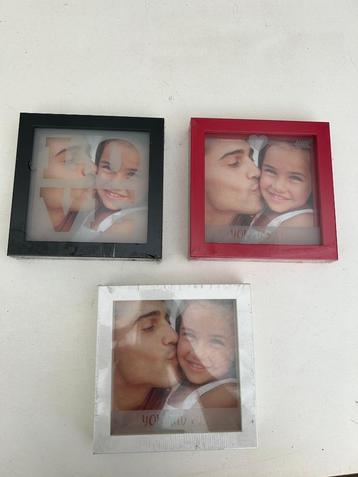 Liefdevolle Fotolijstjes NIEUW in verpakking  beschikbaar voor biedingen