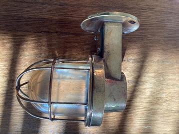 Scheepslamp Buitenlamp Messing - Salvaged beschikbaar voor biedingen