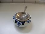 Delfts blauw theezeefje,  gemerkt, antiek gaaf, Ophalen of Verzenden