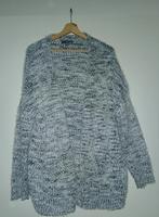 Gemêleerd fluffy lang vest kleur grijs/zwart maat XL, Ophalen of Verzenden, Zo goed als nieuw, Maat 46/48 (XL) of groter, Grijs