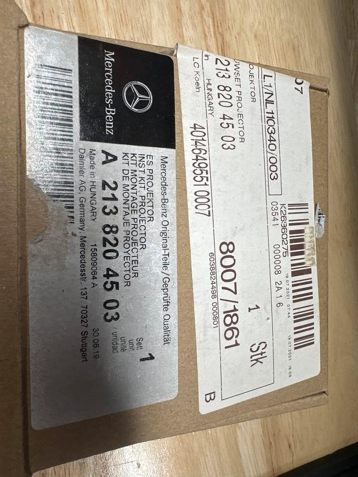 Mercedes Deur Verlichting Logo Projector Set, Auto-onderdelen, Verlichting, Nieuw, Ophalen of Verzenden