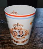 Oranje Koningsdag mok Willem-Alexander & Máxima, Verzamelen, Ophalen of Verzenden, Nieuw, Servies