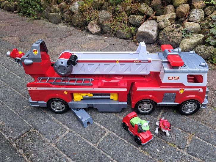 Ultimate rescue firetruck brandweer marshall paw patrol, Kinderen en Baby's, Speelgoed | Speelgoedvoertuigen, Gebruikt, Ophalen