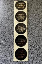 STICKER: Best Ever Teacher, Ophalen of Verzenden, Nieuw, Sticker