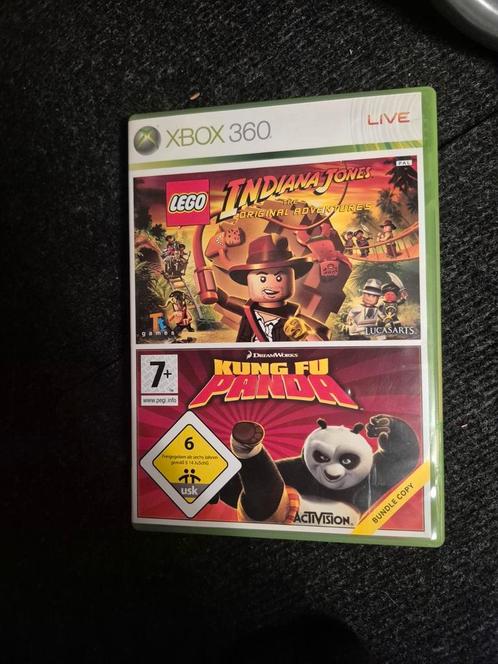 Xbox 360 games lego indiana jones en kung fu panda, Spelcomputers en Games, Games | Xbox 360, Zo goed als nieuw, Avontuur en Actie