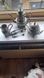 Marokkaanse thee set( berrad,cheval), Ophalen of Verzenden, Gebruikt, Rond, Hout