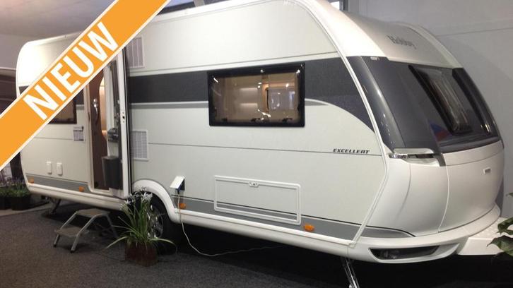 Hobby Excellent 560 CFE, Caravans en Kamperen, Caravans, tot en met 4, Rondzit, Hobby, Frans bed, Overige typen, 6 tot 7 meter
