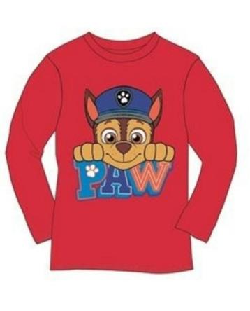 Paw Patrol Longsleeve Shirt Chase Rood - Maat 110 beschikbaar voor biedingen