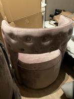 Luxe Velvet Fauteuil Oud Roze, Antiek en Kunst, Antiek | Meubels | Stoelen en Banken, Ophalen