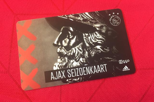 2x Ajax Seizoenskaarten Vak 419, Verzamelen, Overige Verzamelen, Zo goed als nieuw, Ophalen of Verzenden