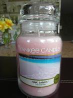 YANKEE CANDLE geurkaars  "PINK SANDS" Large Jar, Nieuw, Minder dan 25 cm, Overige materialen, Ophalen of Verzenden