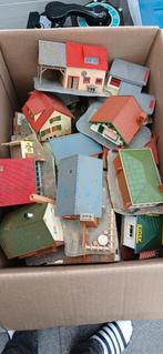 Doos vol modelbouwhuisjes, Hobby en Vrije tijd, Modeltreinen | H0, Overige merken, Gebruikt, Gelijkstroom of Wisselstroom, Brug, Tunnel of Gebouw