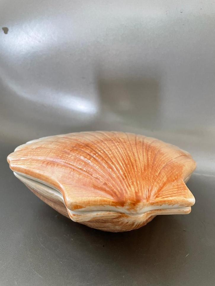 Michel Caugant midcentury terrine coquille zeevrucht schelp, Antiek en Kunst, Curiosa en Brocante, Ophalen of Verzenden