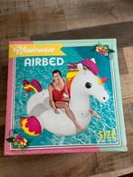 Unicorn airbed (nieuw), Kinderen en Baby's, Speelgoed | Buiten | Opblaasfiguren, Ophalen of Verzenden, Nieuw