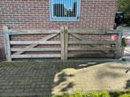 Eiken Houten Hek / Poort, Tuin en Terras, Ophalen, Gebruikt, 100 tot 150 cm, Hout