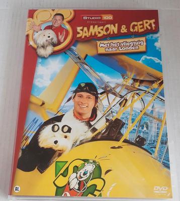 Samson & Gert Met het vliegtuig naar Londen DVD NIEUWSTAAT!