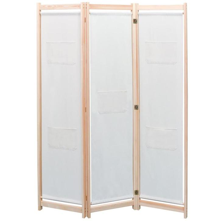 Kamerscherm scheidingswand vouwwand 3-dlg hout GRATIS BEZORG, Huis en Inrichting, Woonaccessoires | Kamerschermen, Nieuw, Verzenden