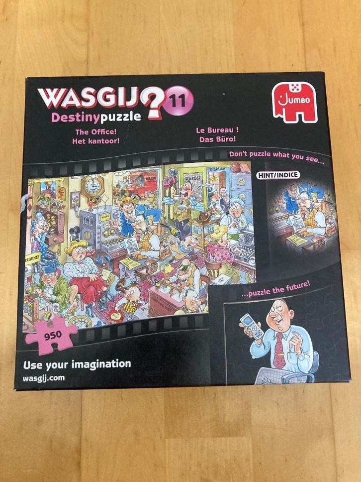 Puzzel Wasgij Destiny Puzzle 11 The Office!, Hobby en Vrije tijd, Denksport en Puzzels, Zo goed als nieuw, Legpuzzel, 500 t/m 1500 stukjes