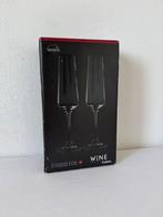 2x Nieuwe Gusta crystalite champagneglazen, Huis en Inrichting, Keuken | Servies, Glas of Glazen, Nieuw, Ophalen of Verzenden