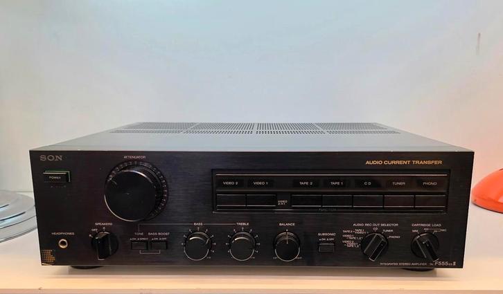 Sony TA-F555ESII - High-End versterker  ES-serie, Audio, Tv en Foto, Versterkers en Receivers, Gebruikt, Stereo, 120 watt of meer