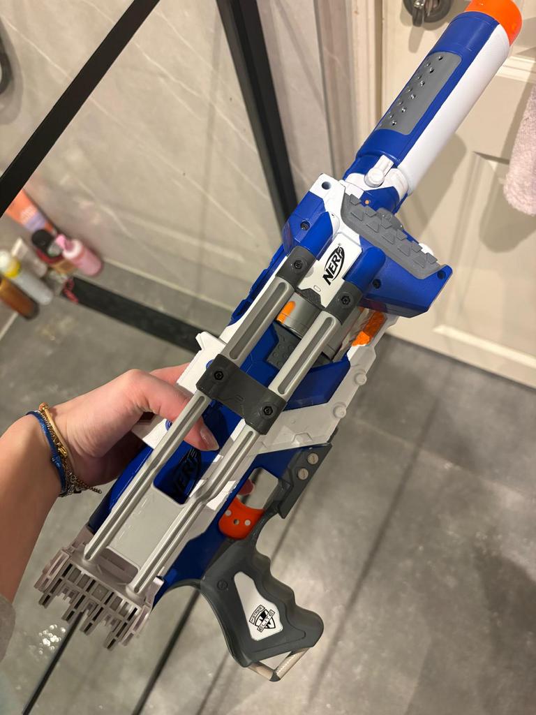 Nerf machinegeweer, Kinderen en Baby's, Speelgoed | Buiten | Actiespeelgoed, Ophalen of Verzenden, Zo goed als nieuw