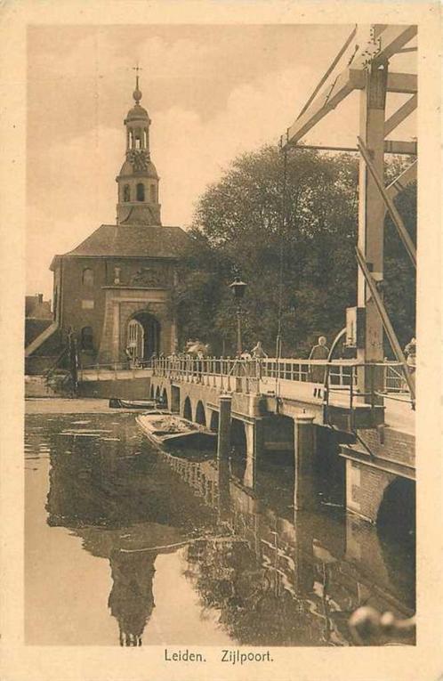 (380-958-031) Leiden Zijlpoort, Verzamelen, Ansichtkaarten | Nederland, Zuid-Holland, Verzenden