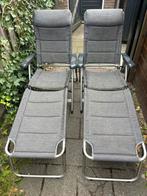 Campingstoelen vrijbuiter outdoor grijs, Caravans en Kamperen, Ophalen, Gebruikt, Campingstoel