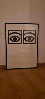 Olle Eksell 'Ogen' Poster met Frame - 50x70, Ophalen