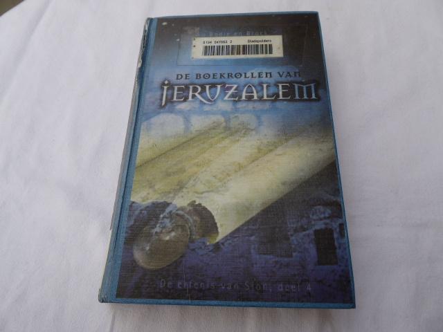 De boekrollen van Jeruzalem - Bodie Thoene (beschadigd bibli, Boeken, Ophalen of Verzenden, Gelezen, Bodie en Brock Thoene, Amerika