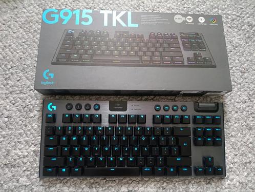 Logitech G915 TKL Lightspeed + Factuur en 2 jaar garantie, Computers en Software, Toetsenborden, Zo goed als nieuw, Qwerty, Draadloos