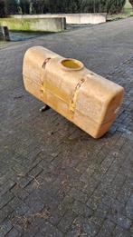 500 liter polyester tank., Ophalen, Kunststof, Gebruikt, Met kraantje