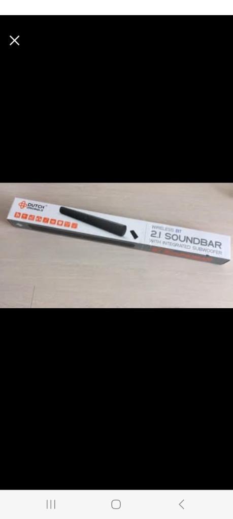 Soundbar met ingebouwde subwoofer, Audio, Tv en Foto, Soundbars, Nieuw, Bluetooth, Met ingebouwde subwoofer, Ophalen