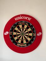 Winmau dartbord met pdw ring en dart okkie, Ophalen of Verzenden, Zo goed als nieuw, Dartbord